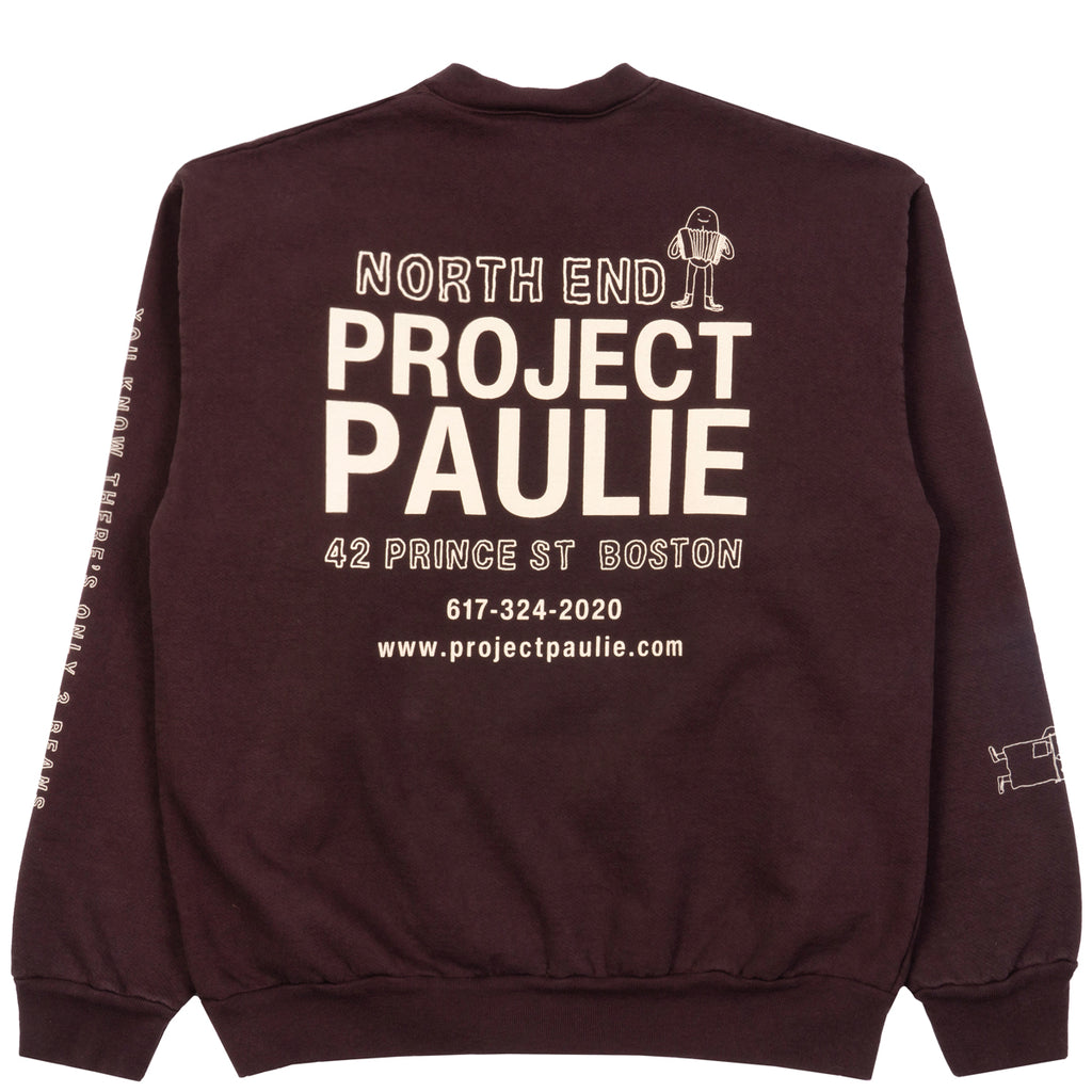 PROJECT PAULIE ESPRESSO MARTINI CLUB x ANDY LI : CREWNECK SWEATSHIRT