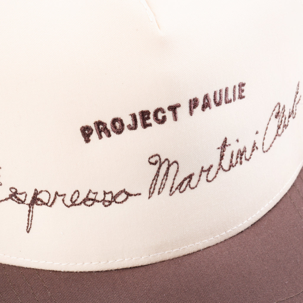 PROJECT PAULIE ESPRESSO MARTINI CLUB X ANDI LI SNAPBACK