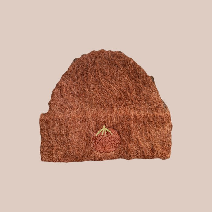 Brown on Brown Fur Beanie